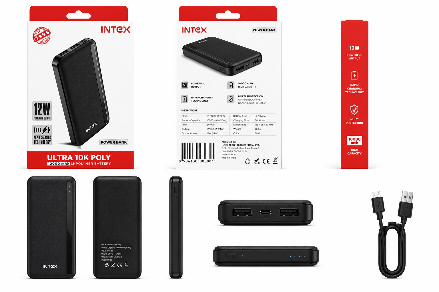Intex Ultra 10K Poly Powerbank - Image 2