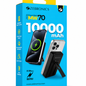 Zebronics MW70 Wireless 10000Mah Powerbank